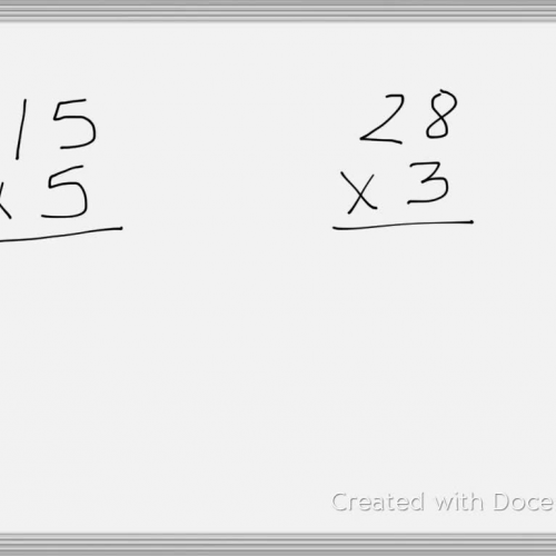 Multiplying 2-digit by 1-digit Numbers