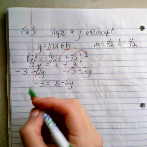 Algebra 2 L 3.4 2 of 3