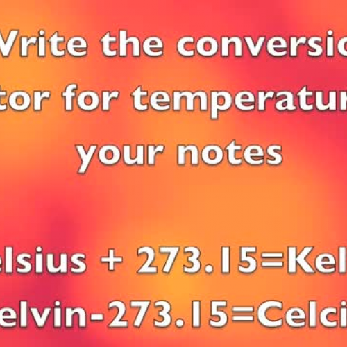 Converting Temperature