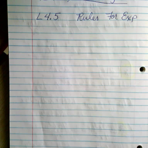 Pre Algebra L 3.7 Day two