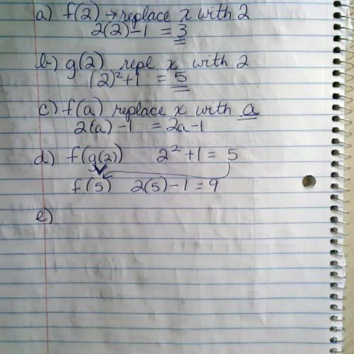 Algebra 2 L 3.8 Functions Part 2