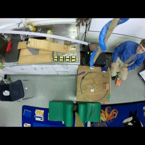 Rube Goldberg Contraption: A Better Way To Remove Your Hat - Aerial View