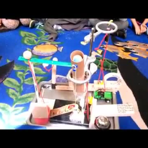 Rube Goldberg Contraption:  An Easy Way to Ring a Bell