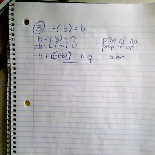 Algebra 1 Proofs 2 of 2