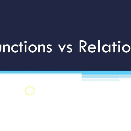 Functions & Function Notation