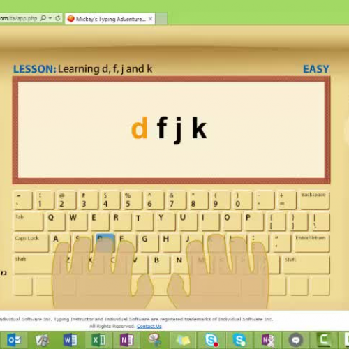 Mickey's Typing Travels