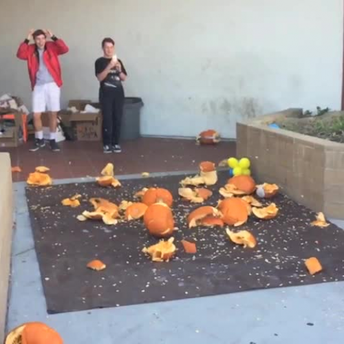 SJHHS Pumpkin Drop