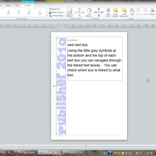 MS Publisher - Scratch Area 