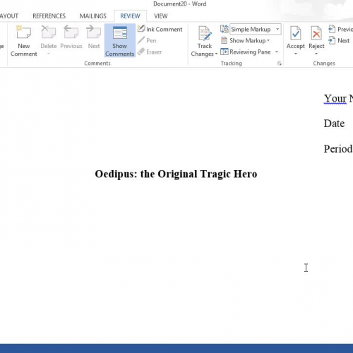 PBA 1 Revision: Outline to Essay