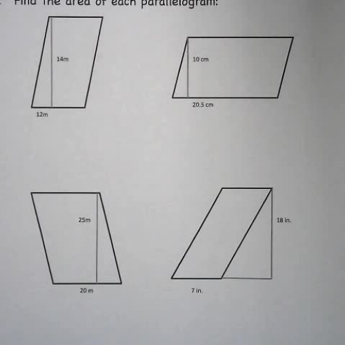 Work check for Parallelograms