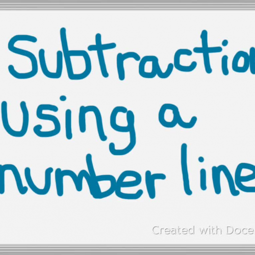 Subtraction Using A Number Line