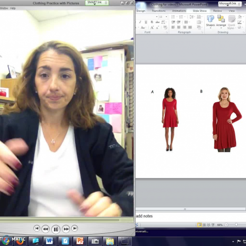 Clothing with pictures 