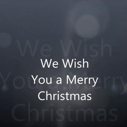 We Wish You a Merry Christmas (3rd Grade - 2015)