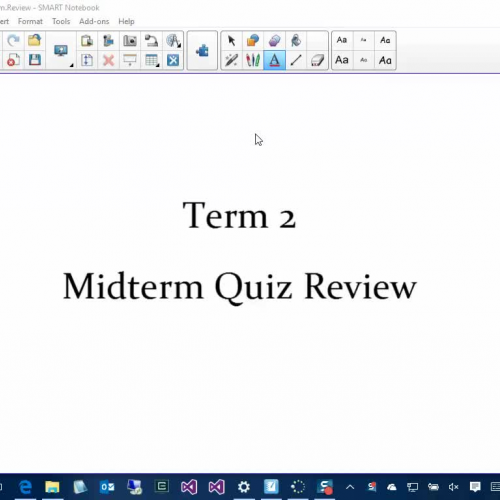 Term 2 Midterm Quiz Review