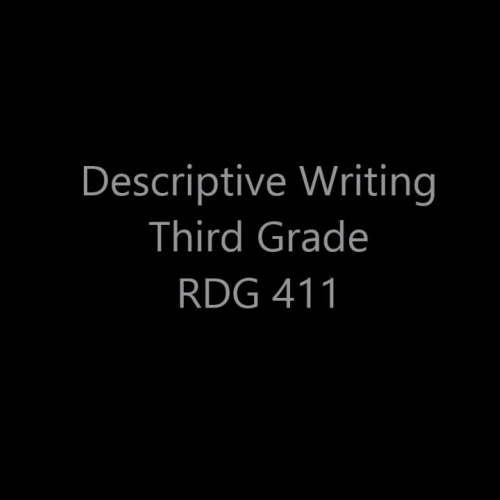 Descriptive Writing