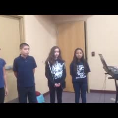 Vista 6th grade Choir Ensemble