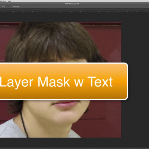 Layer Mask w text