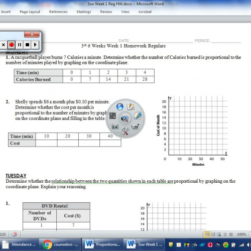 3rdsw Week 1 Regulars Homework