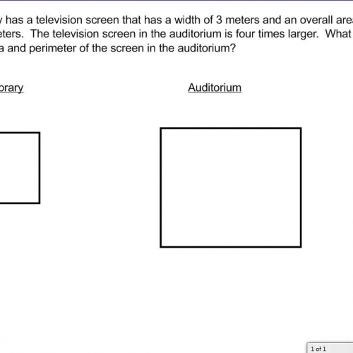 Perimeter and Area word problem