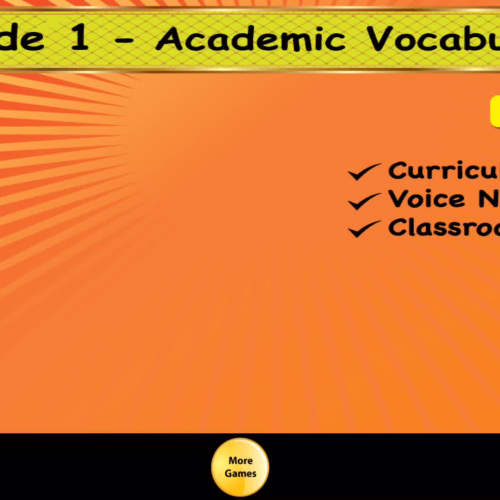 1st Grade Academic Vocabulary # 3 for homeschool and classroom