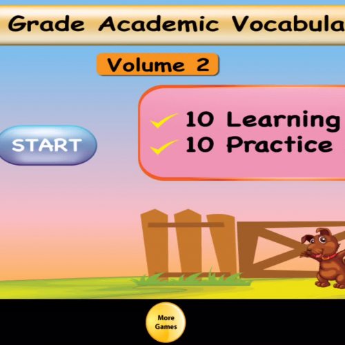 2nd Grade Academic Vocabulary # 2 for homeschool and classroom