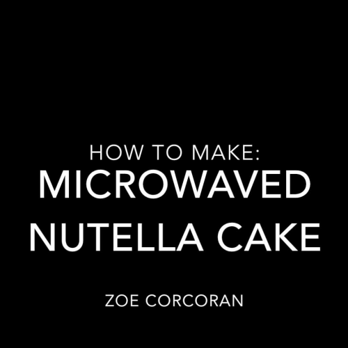 Zoe's Microwaved cake tutorial