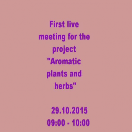 OUR FIRST LIVE MEETING