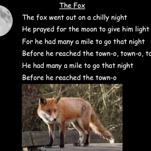 The Fox sing-along