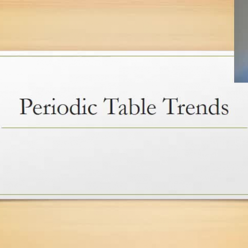 4. Periodic Table Trends