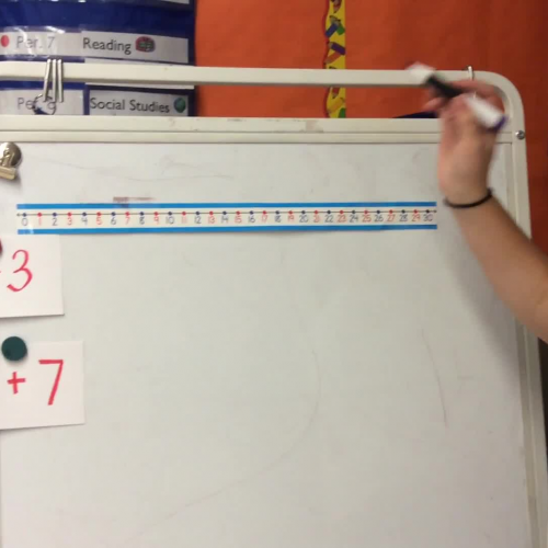 Grade 1- Number Line- addition