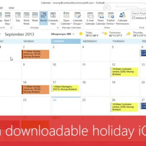 Create a downloadable holiday iCalendar (ICS)
