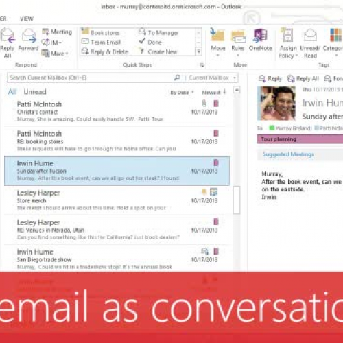 Show email as conversations 