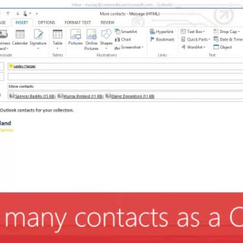 Export many contacts as a CSV file