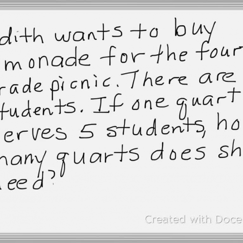 Multiplication & Division Stories