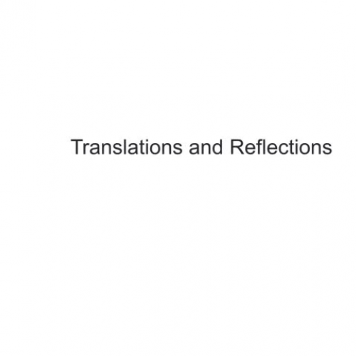 11/30 Translations & Reflections