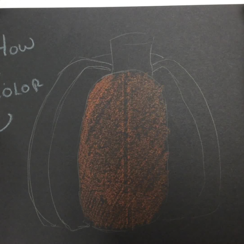 how to shade a pumpkin 2
