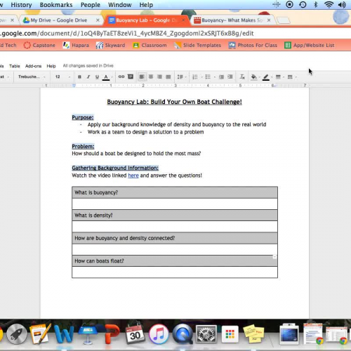 Adding Videos and Tables to Google Docs Tutorial