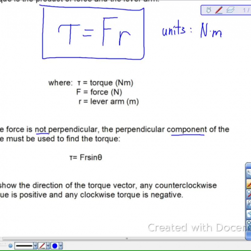 Torque Lesson