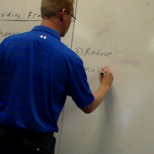 Division of fractions- video 1 of 5