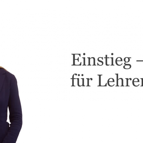  Einstieg – für Lehrer