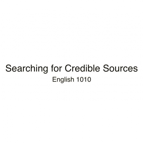 picking reliable sources