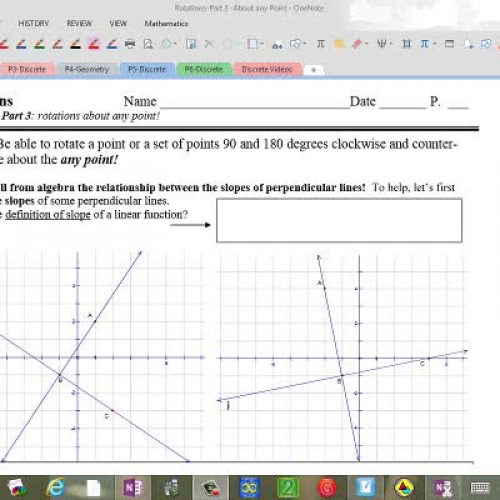 Rotations about any point