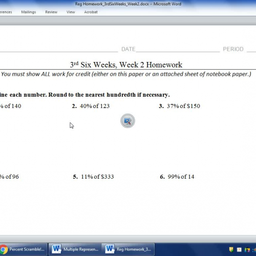 3sw Week 2 Regulars HW