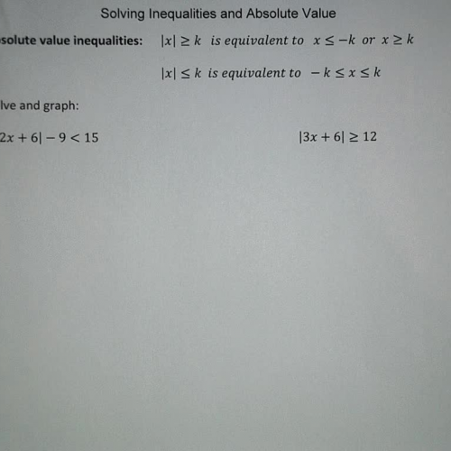 L0.2 E05 Solving Absolute Value Inequalities
