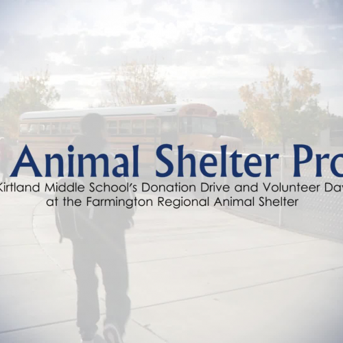 The Animal Shelter Project | Kirtland Middle School | CCSD | Kirtland, NM