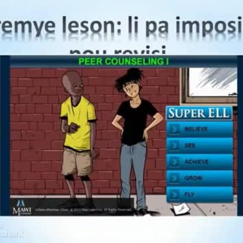 Lesson 1 Summary - Creole - Super ELL