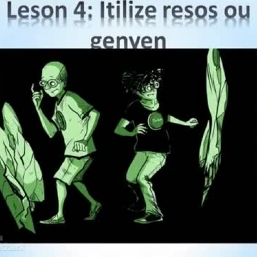 Lesson 4 Summary - Creole - Super ELL
