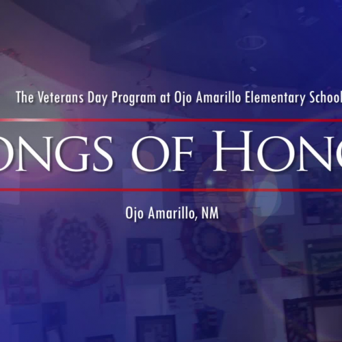 Songs of Honor | Ojo Amarillo Elementary School's Veterans Day Program | CCSD | Ojo Amarillo, NM