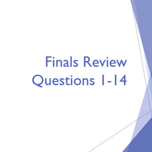Midterm Review Video #1