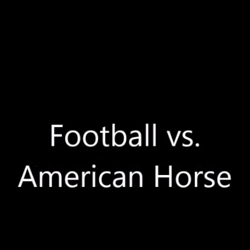 Isna Wica vs American Horse football